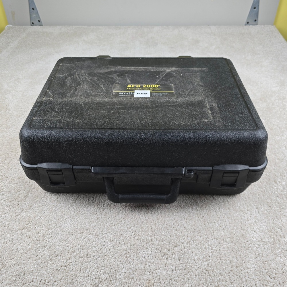 Smiths Detection AFD 2000 Hard Carry Case Black Advanced Portable Detector Case
